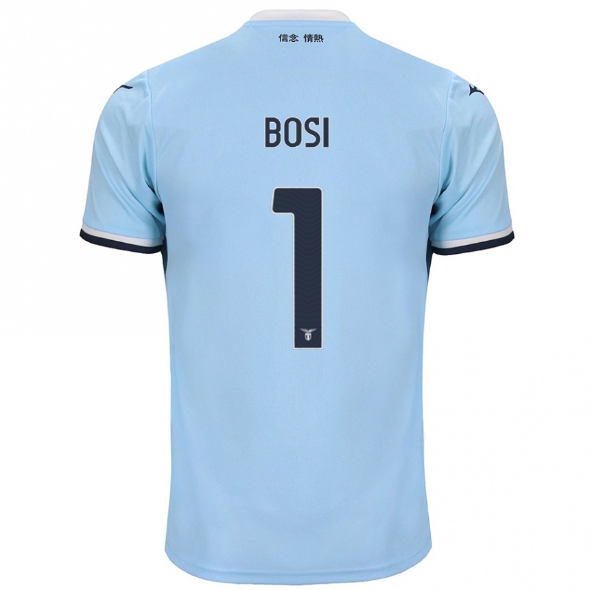 Kids Football Gioele Bosi #1 Blue Home Jersey 2024/25 T-Shirt Australia