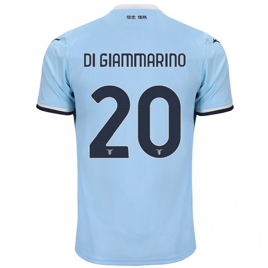 Kids Football Virginia Di Giammarino #20 Blue Home Jersey 2024/25 T-Shirt Australia