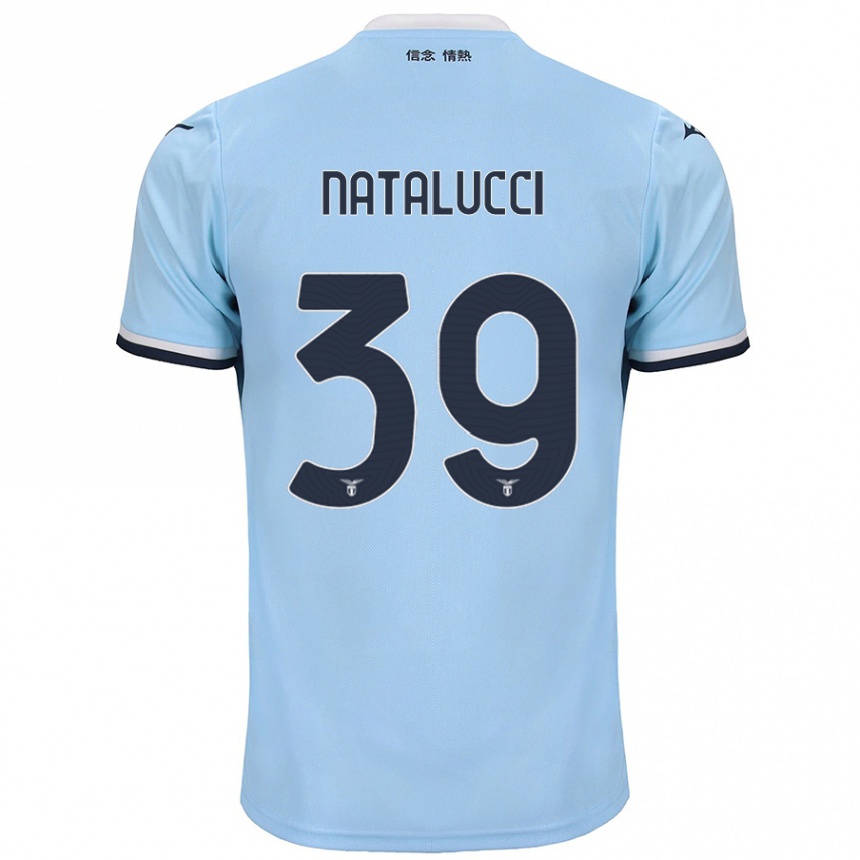 Kids Football Serena Natalucci #39 Blue Home Jersey 2024/25 T-Shirt Australia