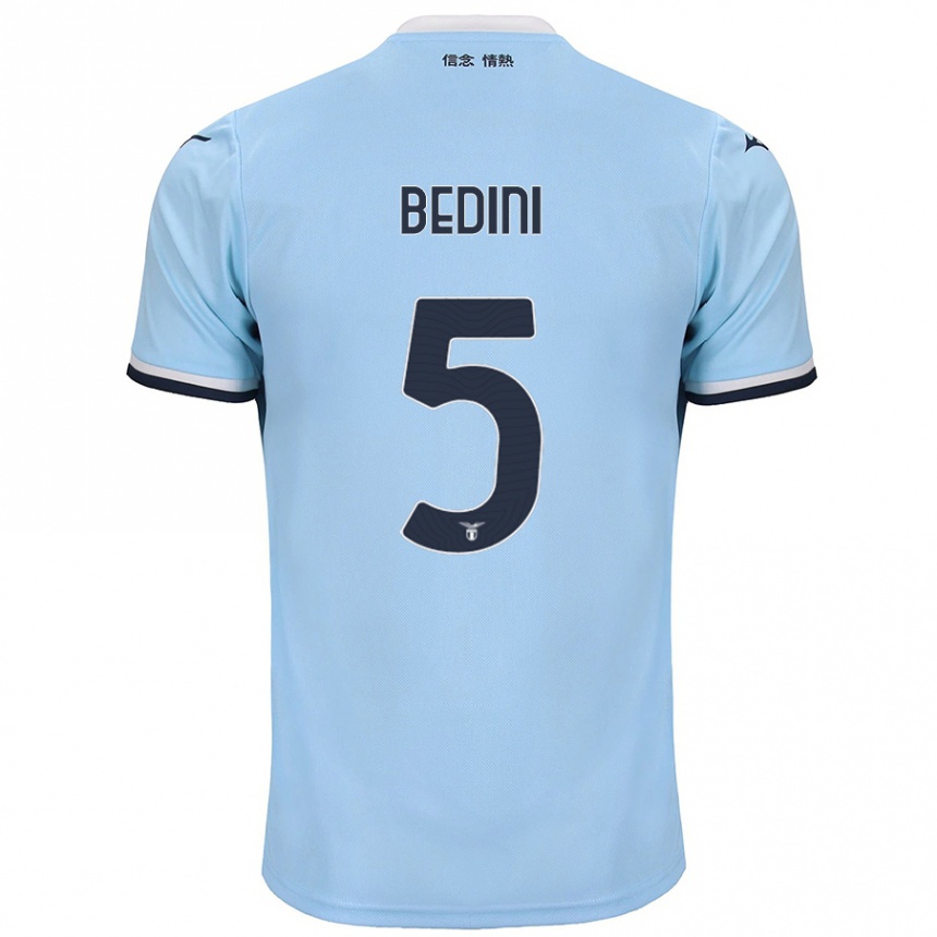 Kids Football Filippo Bedini #5 Blue Home Jersey 2024/25 T-Shirt Australia