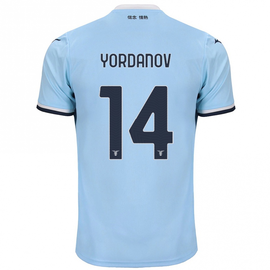 Kids Football Damyan Yordanov #14 Blue Home Jersey 2024/25 T-Shirt Australia