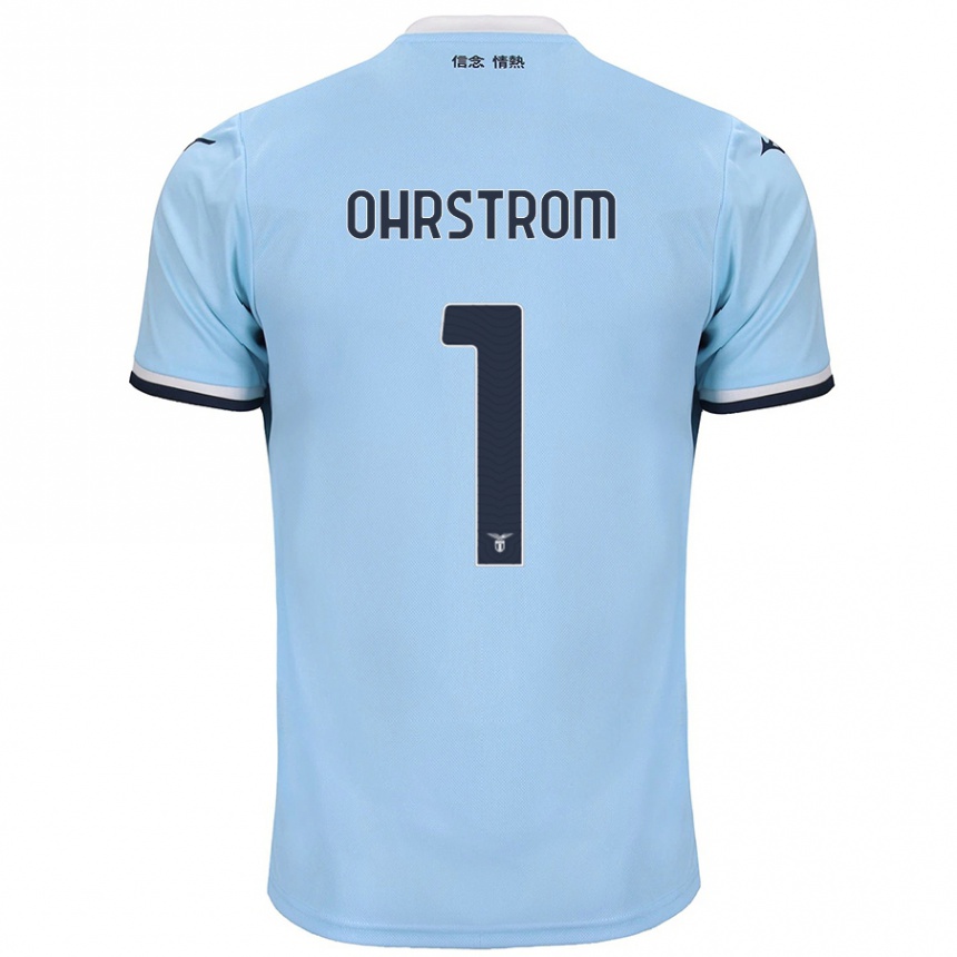 Kids Football Stephanie Ohrstrom #1 Blue Home Jersey 2024/25 T-Shirt Australia