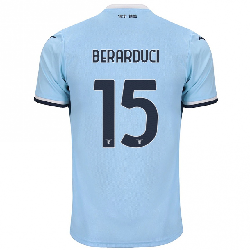 Kids Football Martina Berarduci #15 Blue Home Jersey 2024/25 T-Shirt Australia