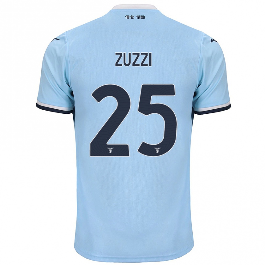 Kids Football Giorgia Zuzzi #25 Blue Home Jersey 2024/25 T-Shirt Australia