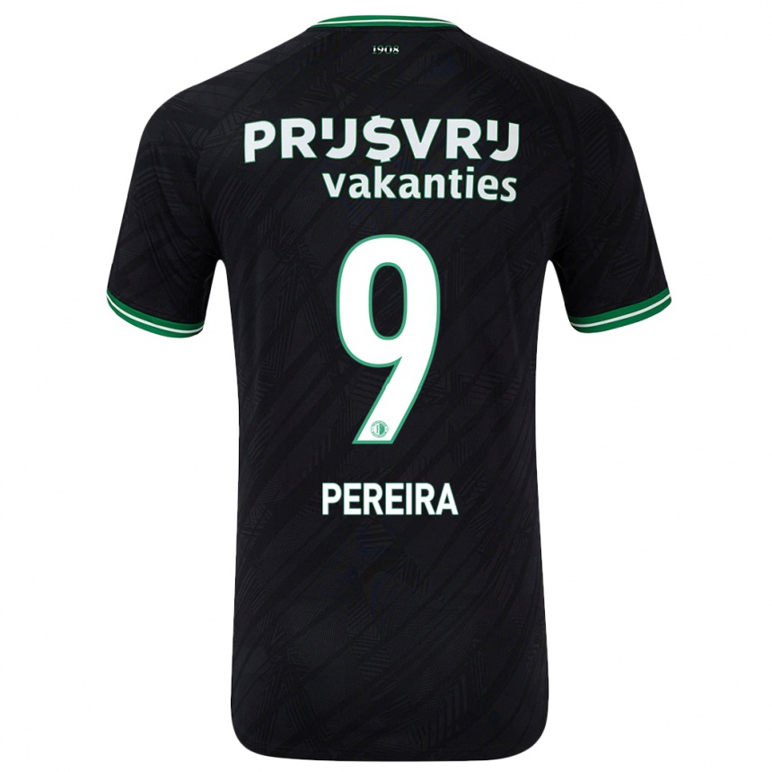 Kids Football Danilo Pereira #9 Black Green Away Jersey 2024/25 T-Shirt Australia