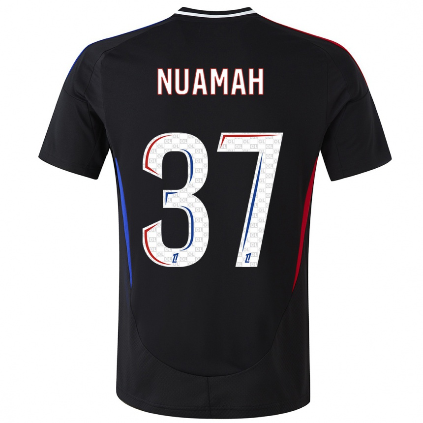 Kids Football Ernest Nuamah #37 Black Away Jersey 2024/25 T-Shirt Australia