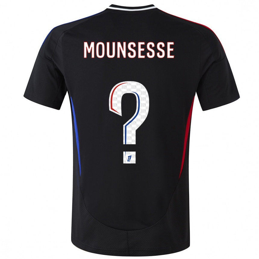 Kids Football Jeremy Mounsesse #0 Black Away Jersey 2024/25 T-Shirt Australia