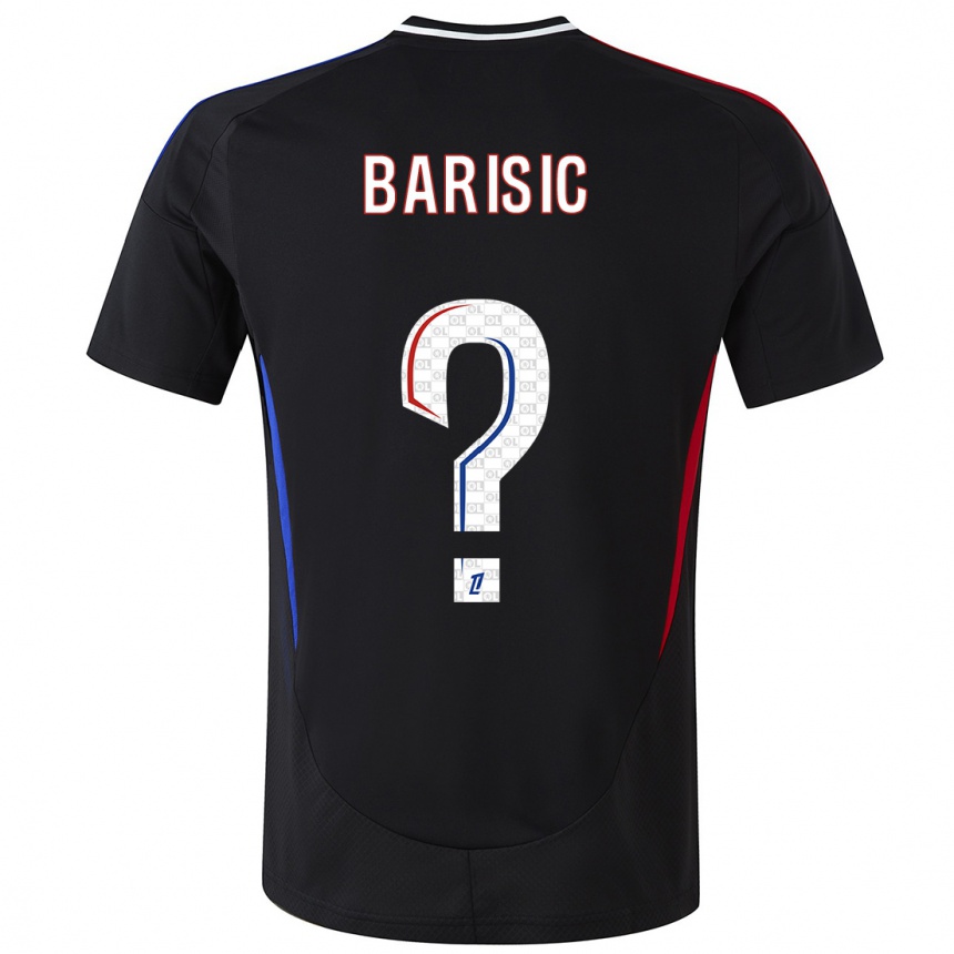 Kids Football Teo Barisic #0 Black Away Jersey 2024/25 T-Shirt Australia