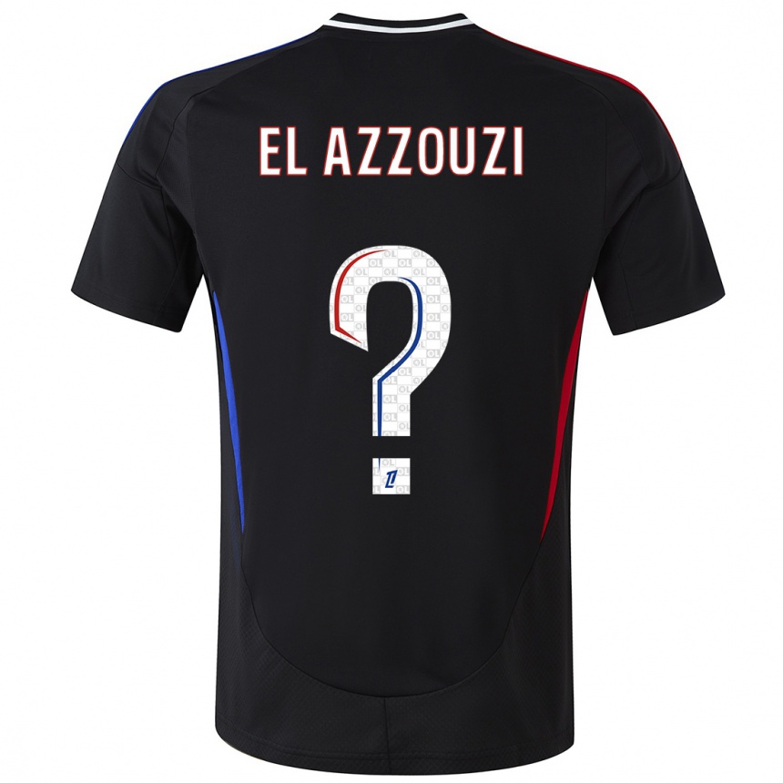 Kids Football Nourdine El Azzouzi #0 Black Away Jersey 2024/25 T-Shirt Australia