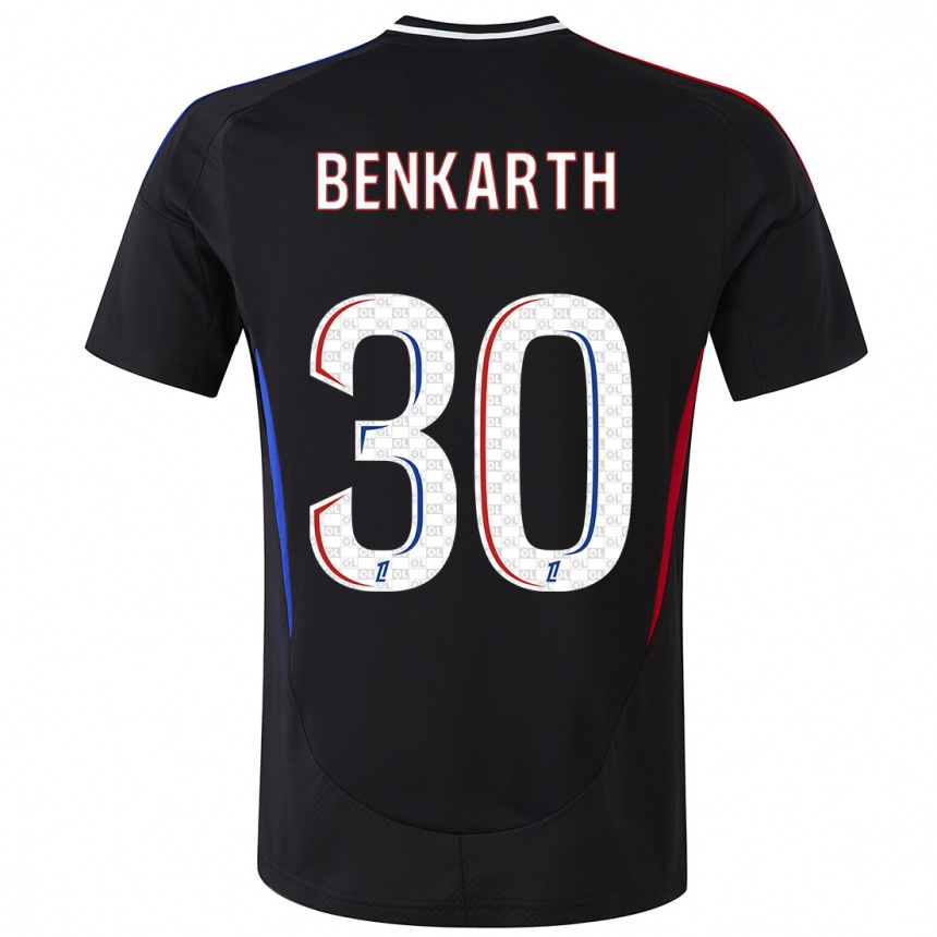 Kids Football Laura Benkarth #30 Black Away Jersey 2024/25 T-Shirt Australia