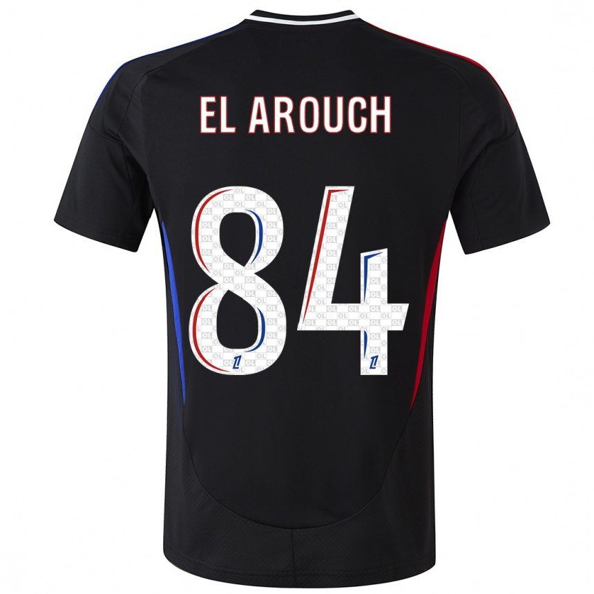 Kids Football Mohamed El Arouch #84 Black Away Jersey 2024/25 T-Shirt Australia