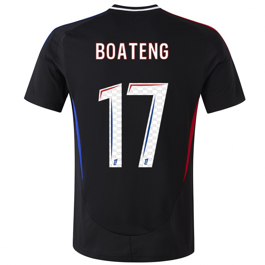 Kids Football Jerome Boateng #17 Black Away Jersey 2024/25 T-Shirt Australia