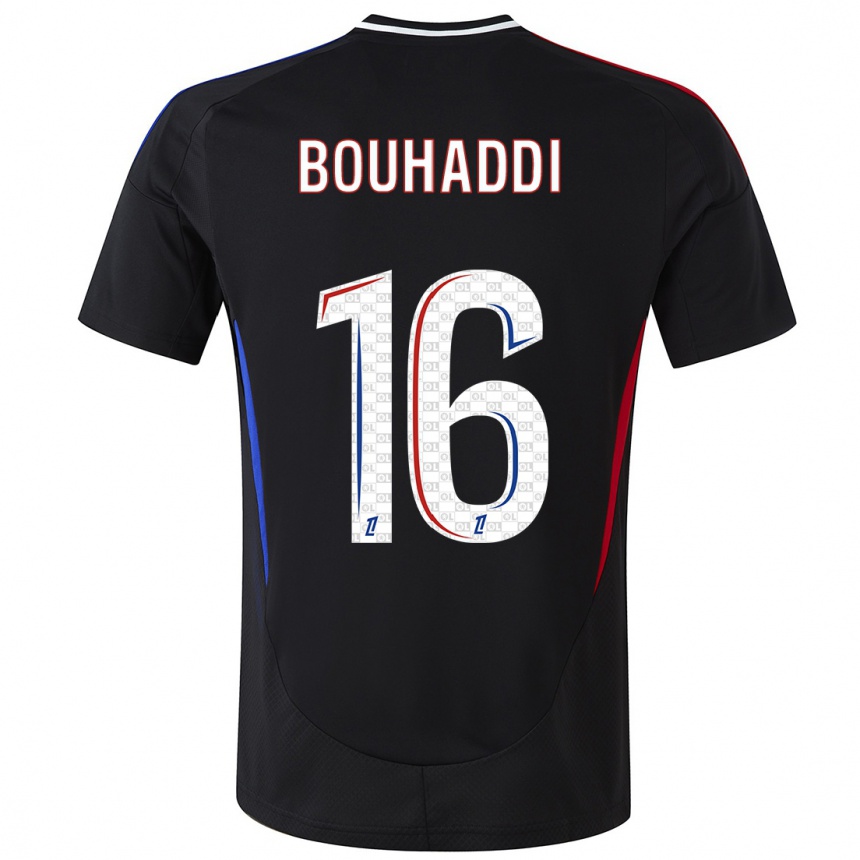 Kids Football Sarah Bouhaddi #16 Black Away Jersey 2024/25 T-Shirt Australia