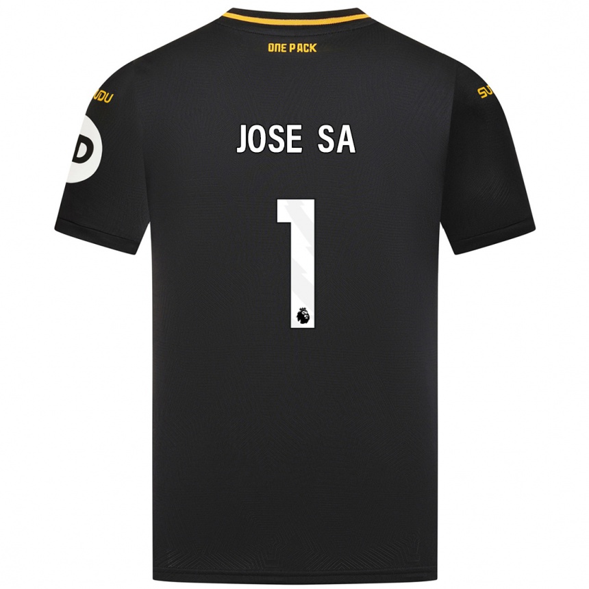 Kids Football José Sá #1 Black Away Jersey 2024/25 T-Shirt Australia