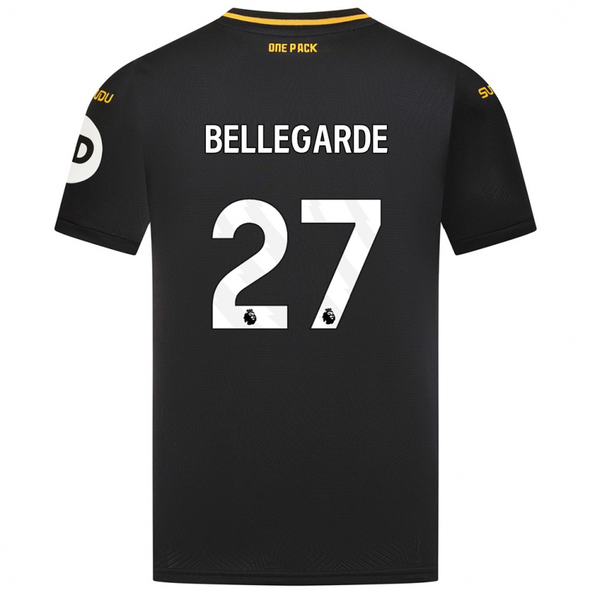 Kids Football Jean-Ricner Bellegarde #27 Black Away Jersey 2024/25 T-Shirt Australia