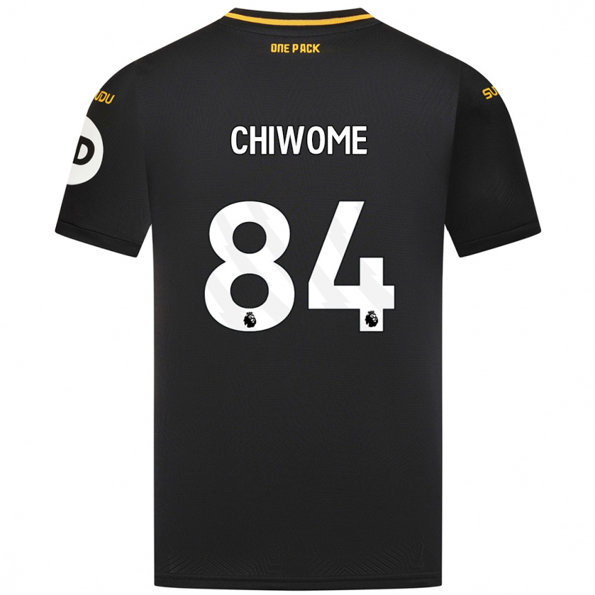 Kids Football Leon Chiwome #84 Black Away Jersey 2024/25 T-Shirt Australia