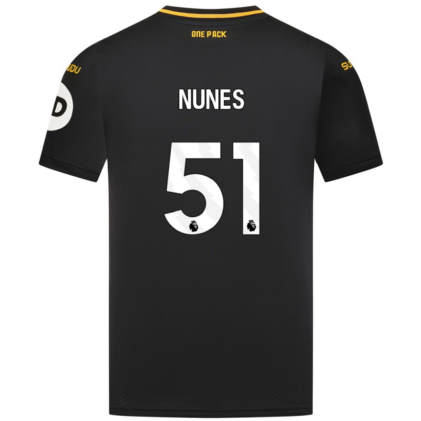 Kids Football Grazi Nunes #51 Black Away Jersey 2024/25 T-Shirt Australia