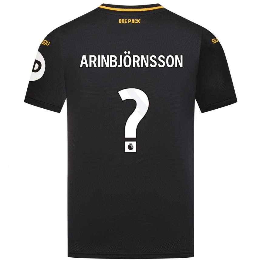 Kids Football Pálmi Rafn Arinbjörnsson #0 Black Away Jersey 2024/25 T-Shirt Australia