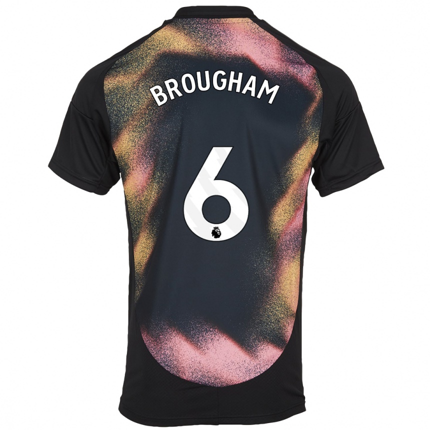 Kids Football Georgia Brougham #6 Black White Away Jersey 2024/25 T-Shirt Australia