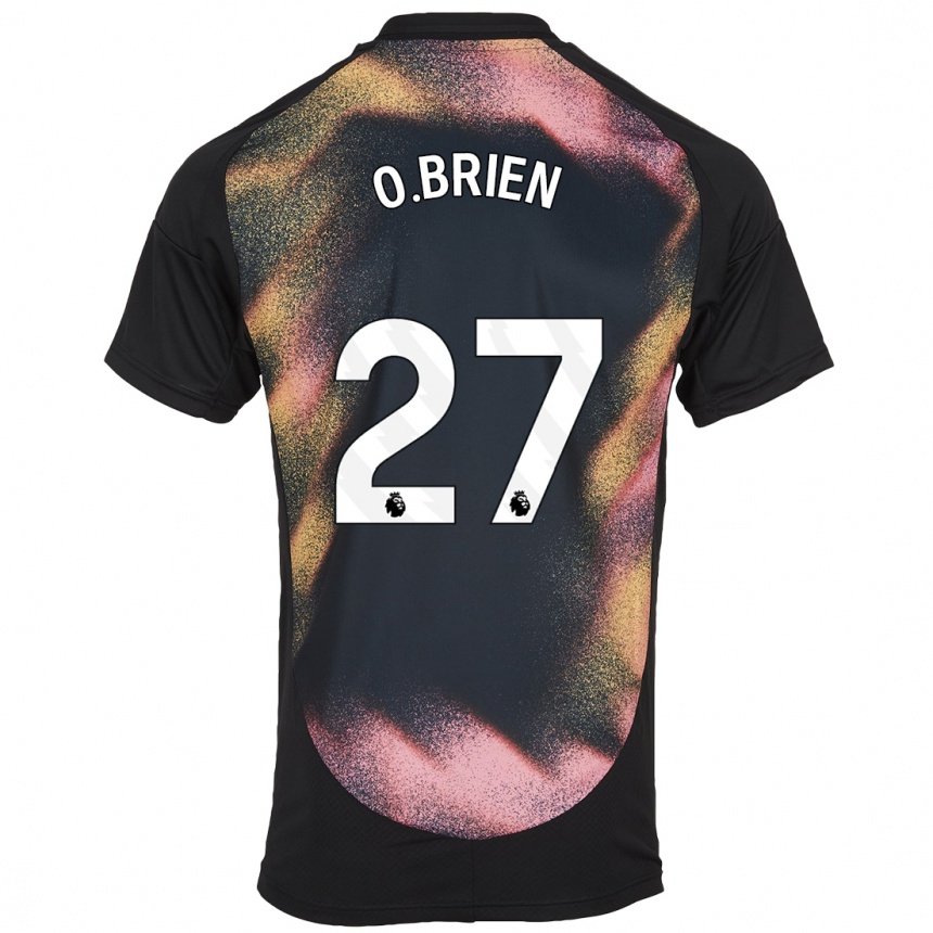 Kids Football Shannon O.brien #27 Black White Away Jersey 2024/25 T-Shirt Australia