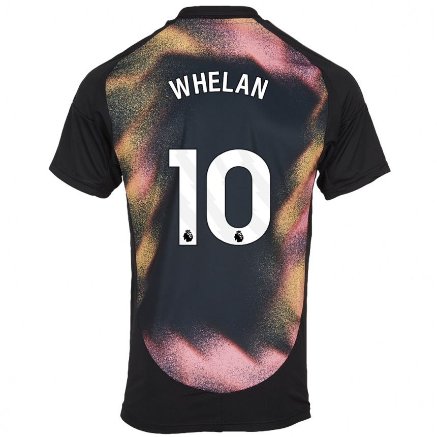 Kids Football Aileen Whelan #10 Black White Away Jersey 2024/25 T-Shirt Australia