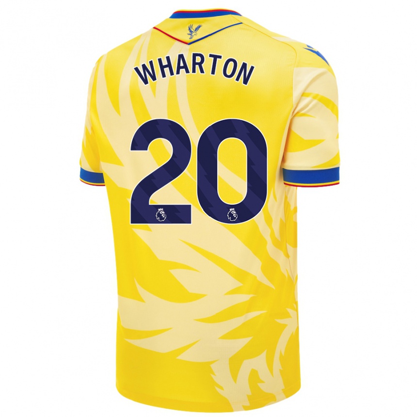 Kids Football Adam Wharton #20 Yellow Away Jersey 2024/25 T-Shirt Australia