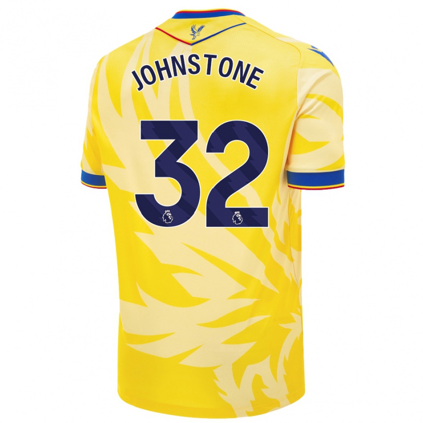 Kids Football Sam Johnstone #32 Yellow Away Jersey 2024/25 T-Shirt Australia