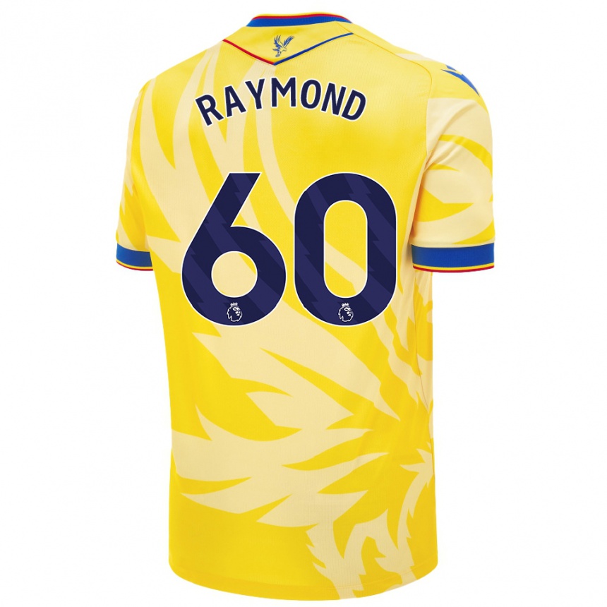 Kids Football Jadan Raymond #60 Yellow Away Jersey 2024/25 T-Shirt Australia