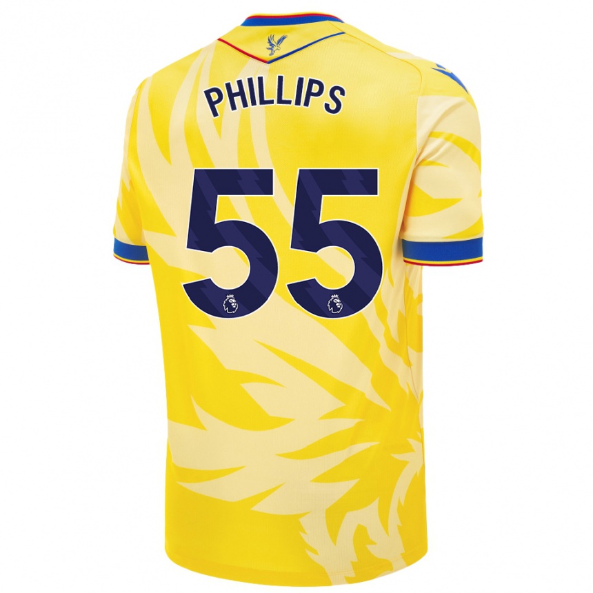 Kids Football Killian Phillips #55 Yellow Away Jersey 2024/25 T-Shirt Australia