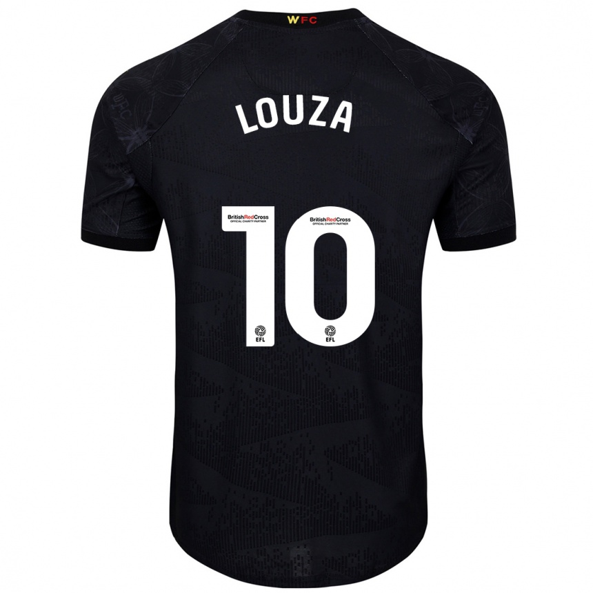 Kids Football Imrân Louza #10 Black White Away Jersey 2024/25 T-Shirt Australia