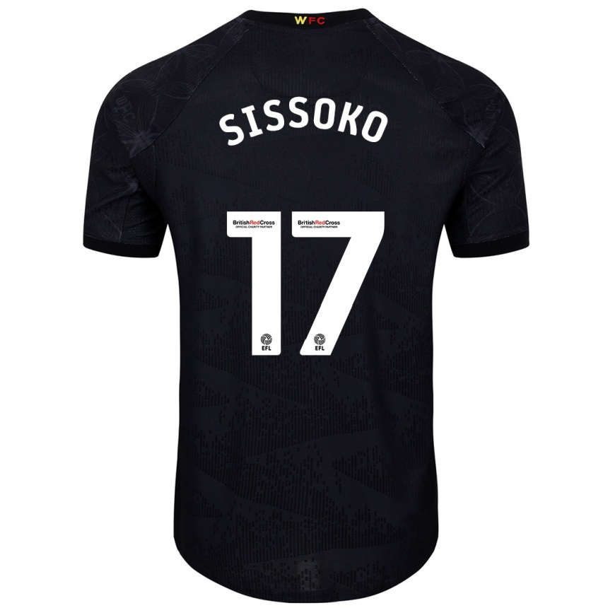 Kids Football Moussa Sissoko #17 Black White Away Jersey 2024/25 T-Shirt Australia