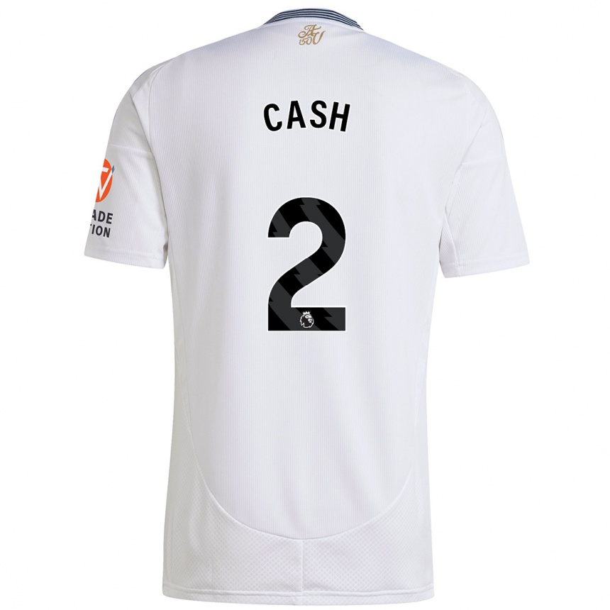 Kids Football Matty Cash #2 White Away Jersey 2024/25 T-Shirt Australia