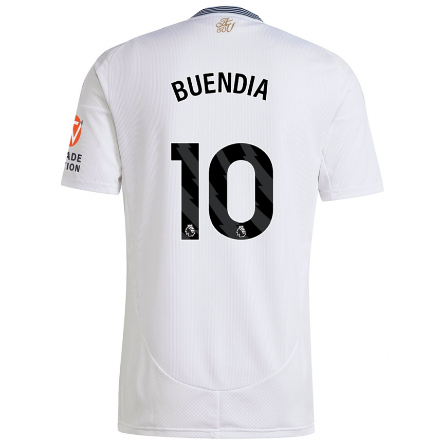 Kids Football Emiliano Buendía #10 White Away Jersey 2024/25 T-Shirt Australia