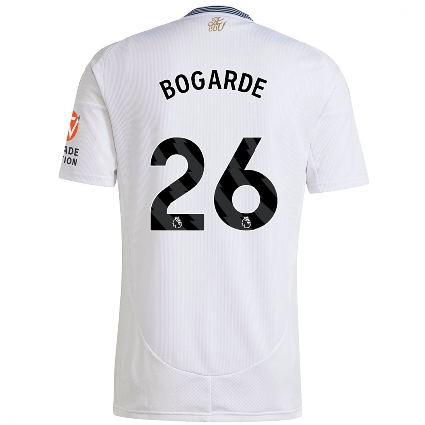 Kids Football Lamare Bogarde #26 White Away Jersey 2024/25 T-Shirt Australia