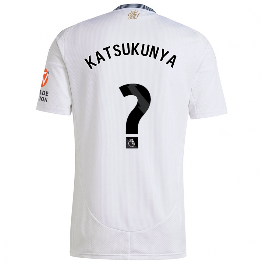 Kids Football Thierry Katsukunya #0 White Away Jersey 2024/25 T-Shirt Australia