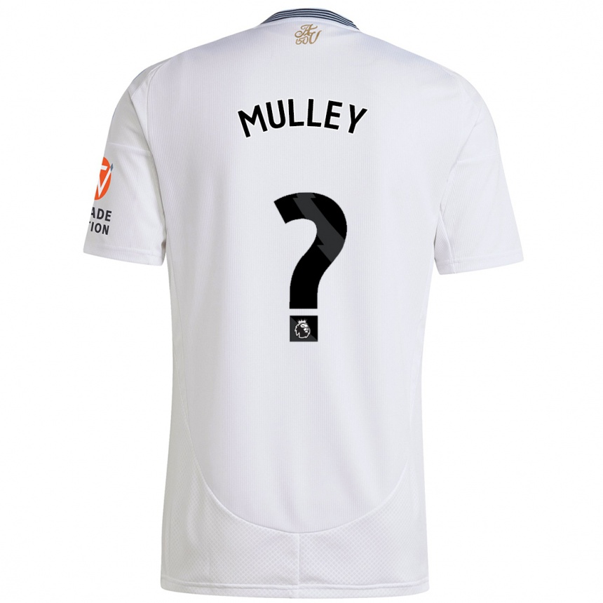 Kids Football Trai-Varn Mulley #0 White Away Jersey 2024/25 T-Shirt Australia