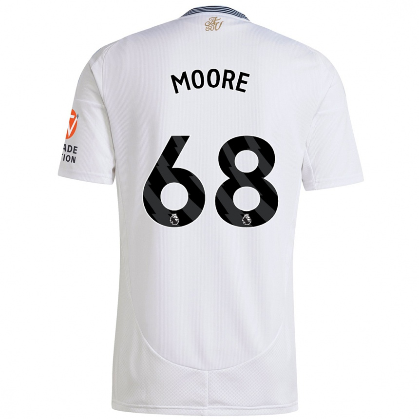 Kids Football Kobei Moore #68 White Away Jersey 2024/25 T-Shirt Australia