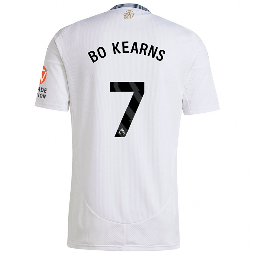 Kids Football Missy Bo Kearns #7 White Away Jersey 2024/25 T-Shirt Australia