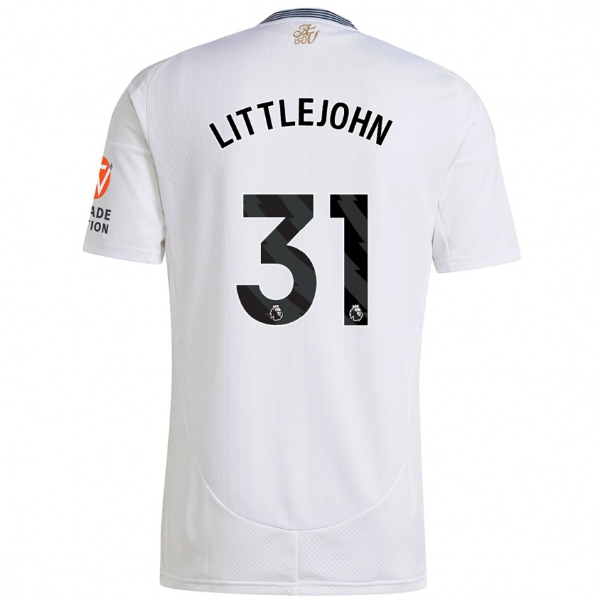 Kids Football Ruesha Littlejohn #31 White Away Jersey 2024/25 T-Shirt Australia