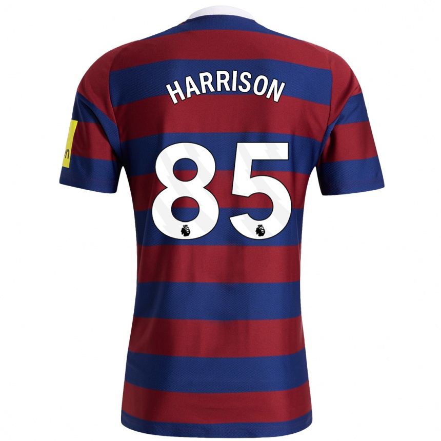 Kids Football Adam Harrison #85 Burgundy Navy Blue Away Jersey 2024/25 T-Shirt Australia