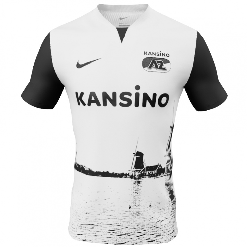 Kids Football Desiree Van Lunteren #21 White Black Away Jersey 2024/25 T-Shirt Australia