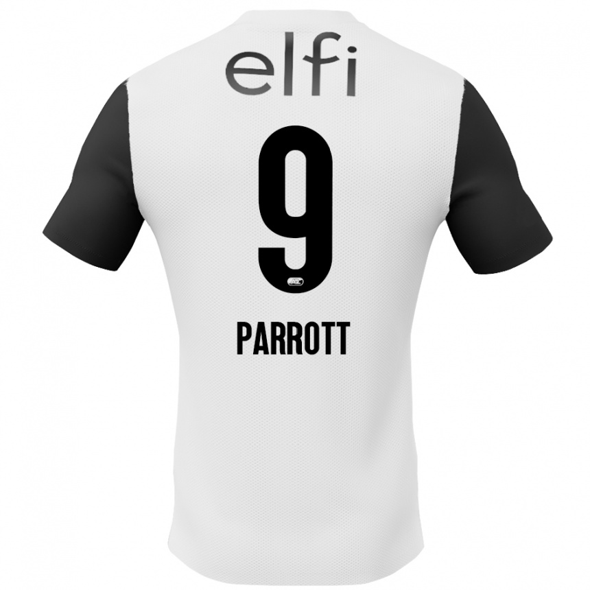 Kids Football Troy Parrott #9 White Black Away Jersey 2024/25 T-Shirt Australia