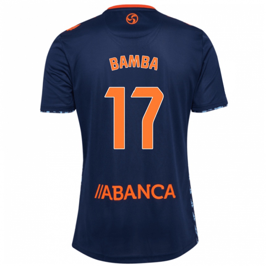 Kids Football Jonathan Bamba #17 Navy Blue Away Jersey 2024/25 T-Shirt Australia