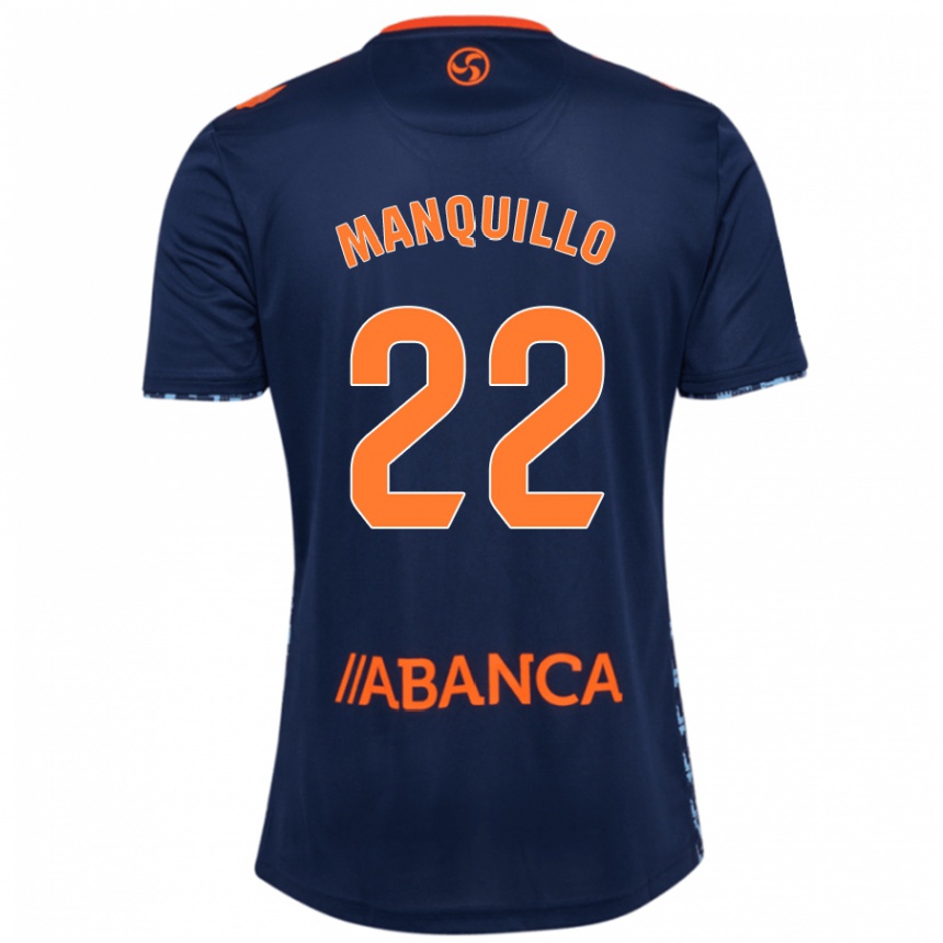 Kids Football Javier Manquillo #22 Navy Blue Away Jersey 2024/25 T-Shirt Australia