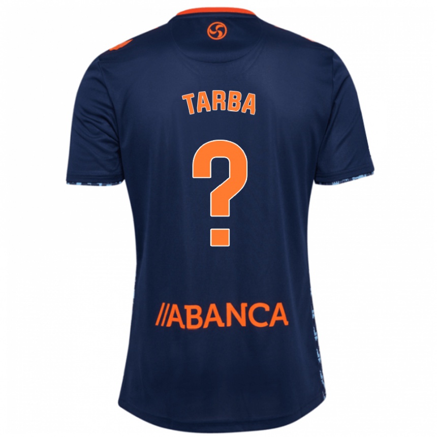 Kids Football Ianis Tarba #0 Navy Blue Away Jersey 2024/25 T-Shirt Australia