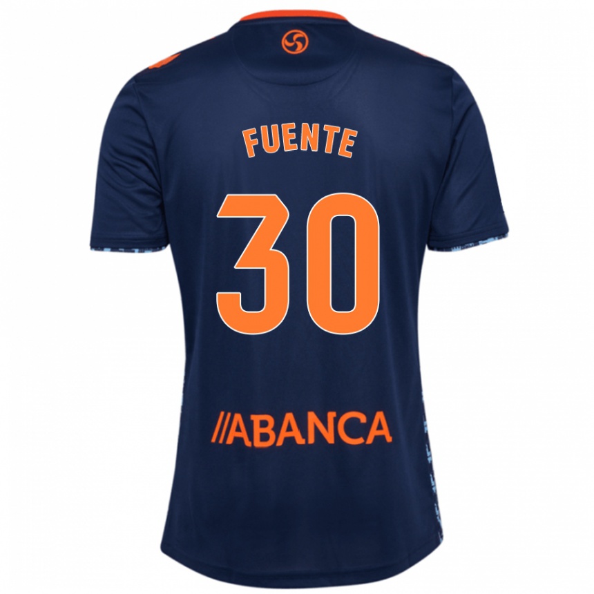 Kids Football Mario Fuente #30 Navy Blue Away Jersey 2024/25 T-Shirt Australia