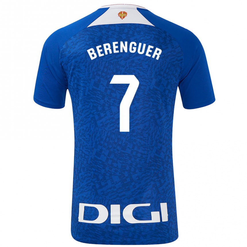 Kids Football Álex Berenguer #7 Royal Blue Away Jersey 2024/25 T-Shirt Australia