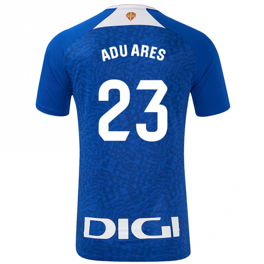 Kids Football Adu Ares #23 Royal Blue Away Jersey 2024/25 T-Shirt Australia