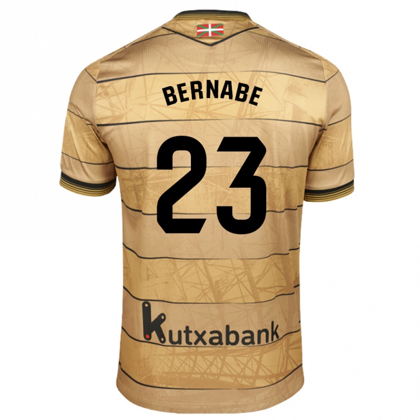 Kids Football Alejandra Bernabé De Santiago #23 Brown Away Jersey 2024/25 T-Shirt Australia