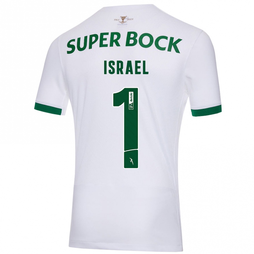 Kids Football Franco Israel #1 White Green Away Jersey 2024/25 T-Shirt Australia